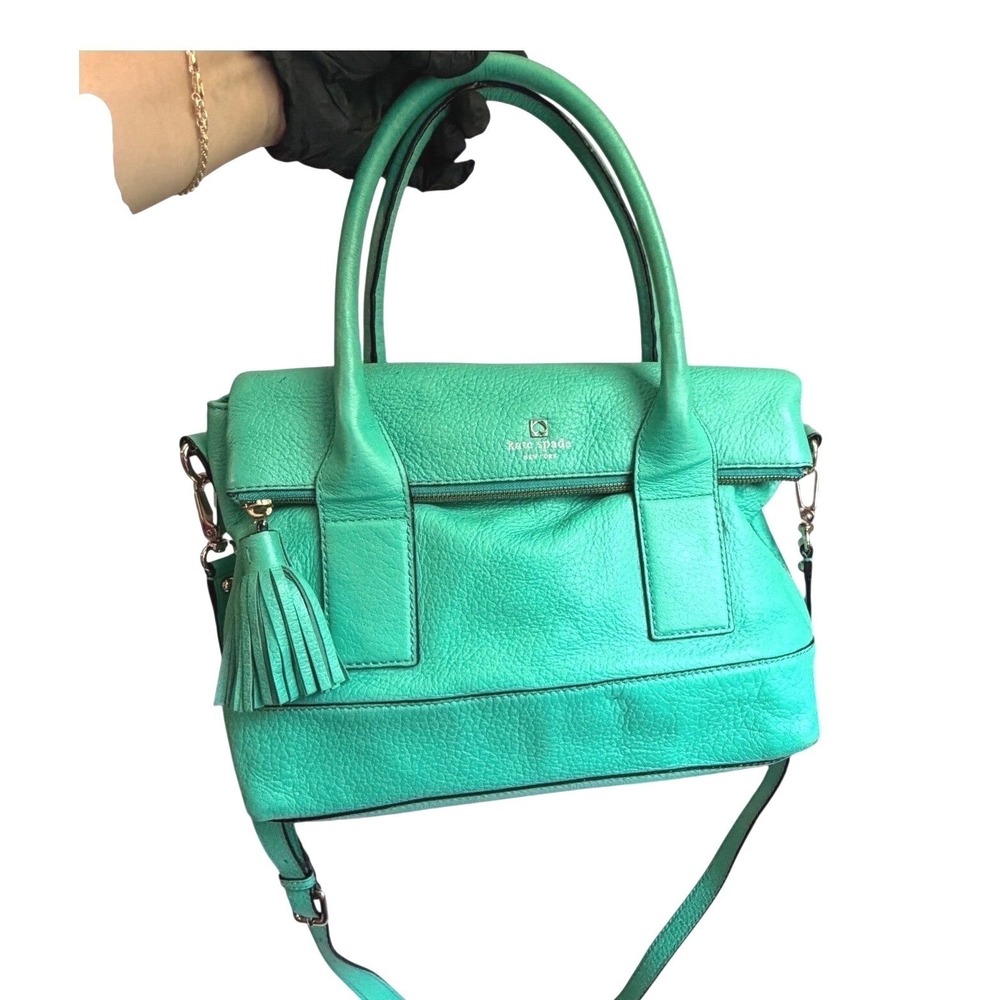 Kate Spade Carmen Southport Avenue Leather Satchel Bag‎ Tassel - Picture 13 of 16